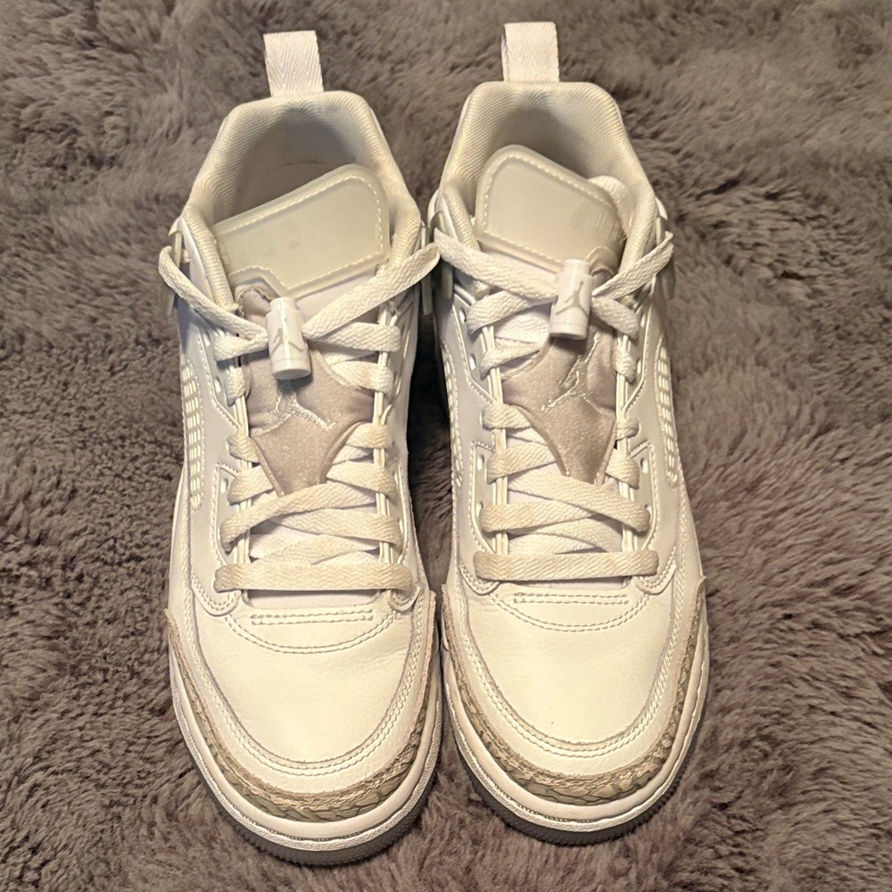 Classic White Boys' Jordans - youth size 7.